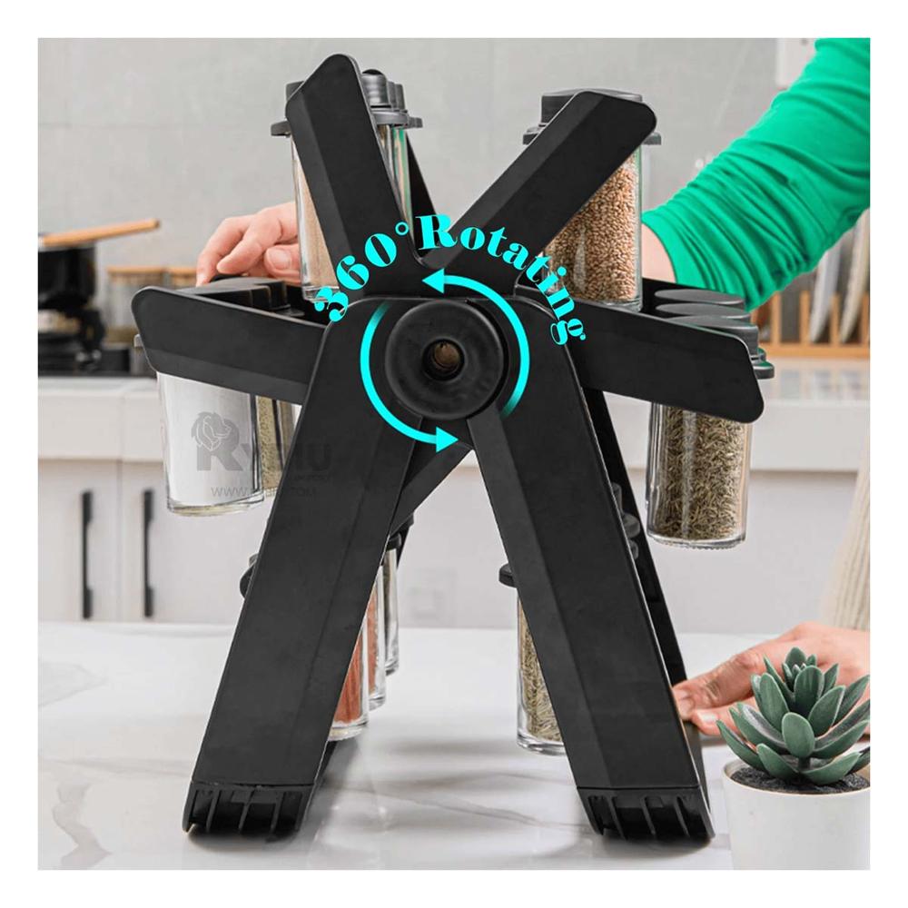 Almacenador Util de Especias Color Negro Y+Post-it Adhesivos