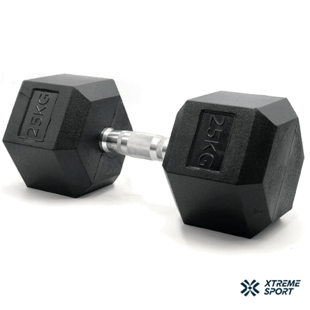 Mancuernas Pesas Hexagonal de 25kg Ergonomica Mancuernas Pesas Hexagonal de 25kg Ergonomica