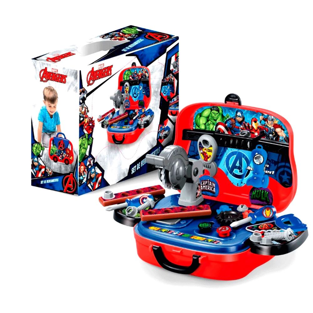 Set De Herramientas Y Lonchera 2 En 1 Avengers Set De Herramientas Y Lonchera 2 En 1 Avengers