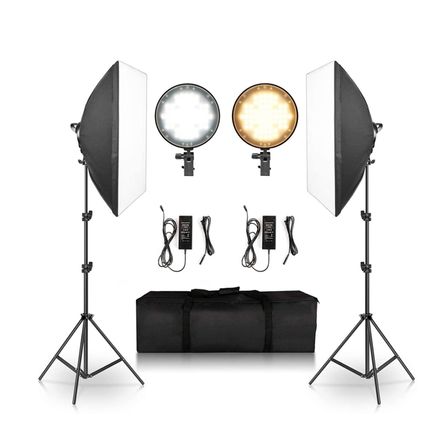 Kit de 2 luces continuas Bi Color 2700K / 5500K