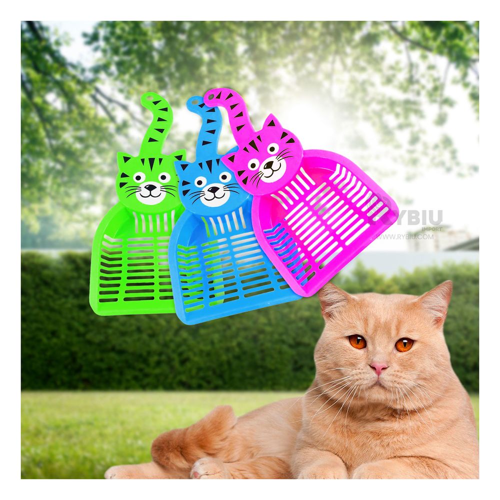 Set de Palas Cernidoras de 3 Mascotas en Multicolor Set de Palas Cernidoras de 3 Mascotas en Multicolor