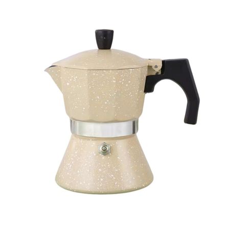 Cafetera Moka Italiana Apto para Cocina de Inducción 3 Tazas Espresso - Crema Cafetera Moka Italiana Apto para Cocina de Inducción 3 Tazas Espresso - Crema
