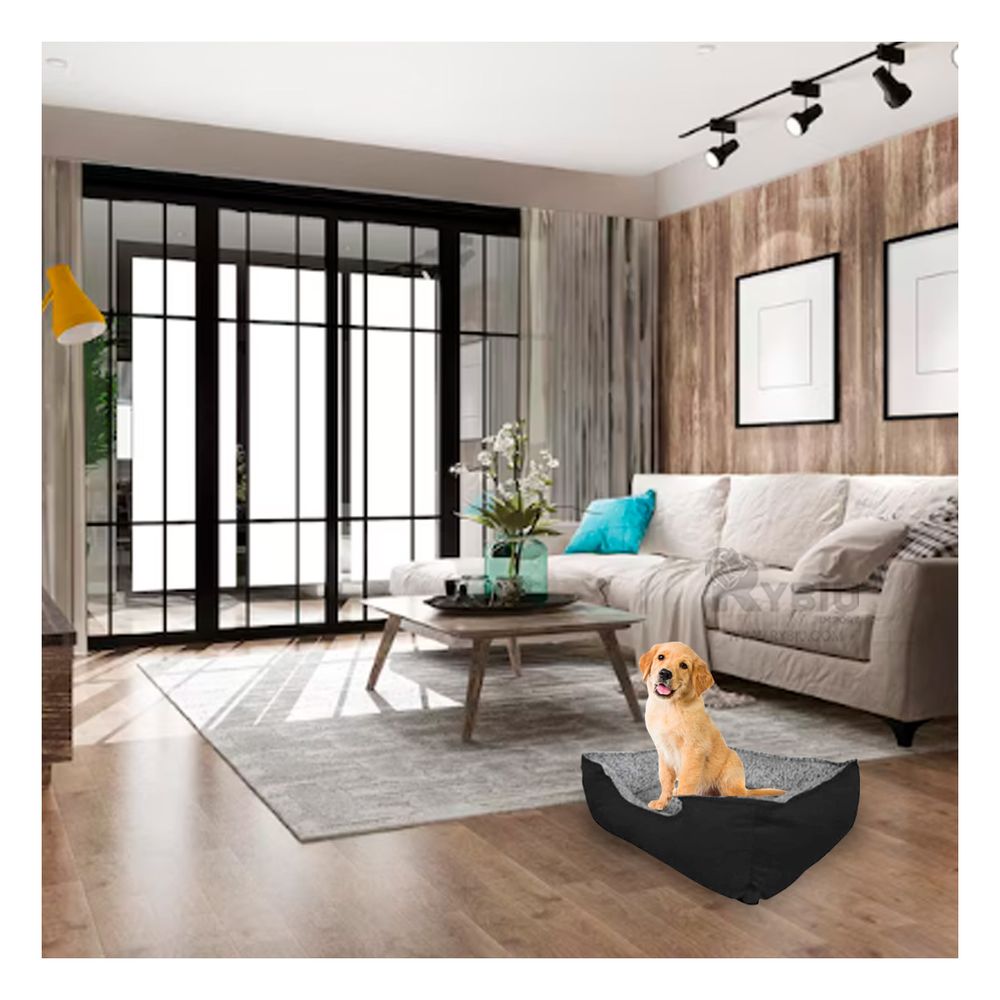Cama Talla S para Perros de Color Negro Y+Regalo Agendita Cama Talla S para Perros de Color Negro Y+Regalo Agendita
