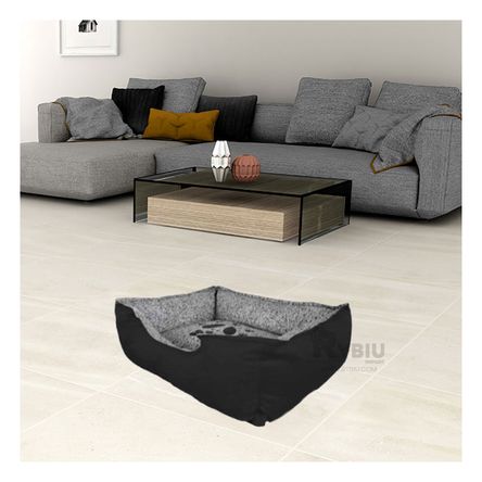 Cama Talla M Ideal para Perro en Negro Y+Regalo Agendita