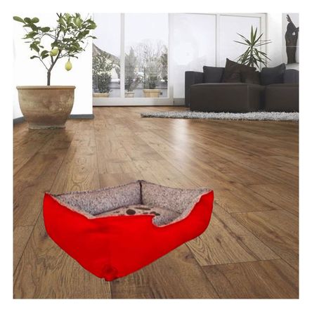 Cama Talla M Ideal para Perro en Rojo Y+Regalo Agendita