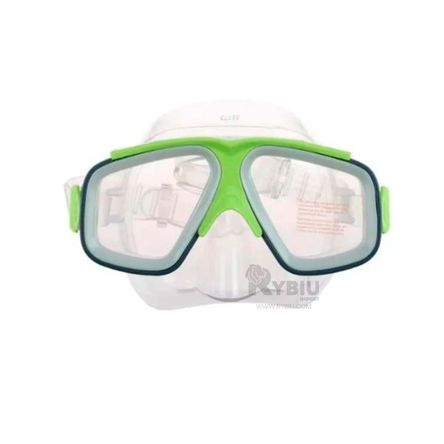 Mascara Ergonomica de Buceo Verde Y+Regalo Ligas para Peinar