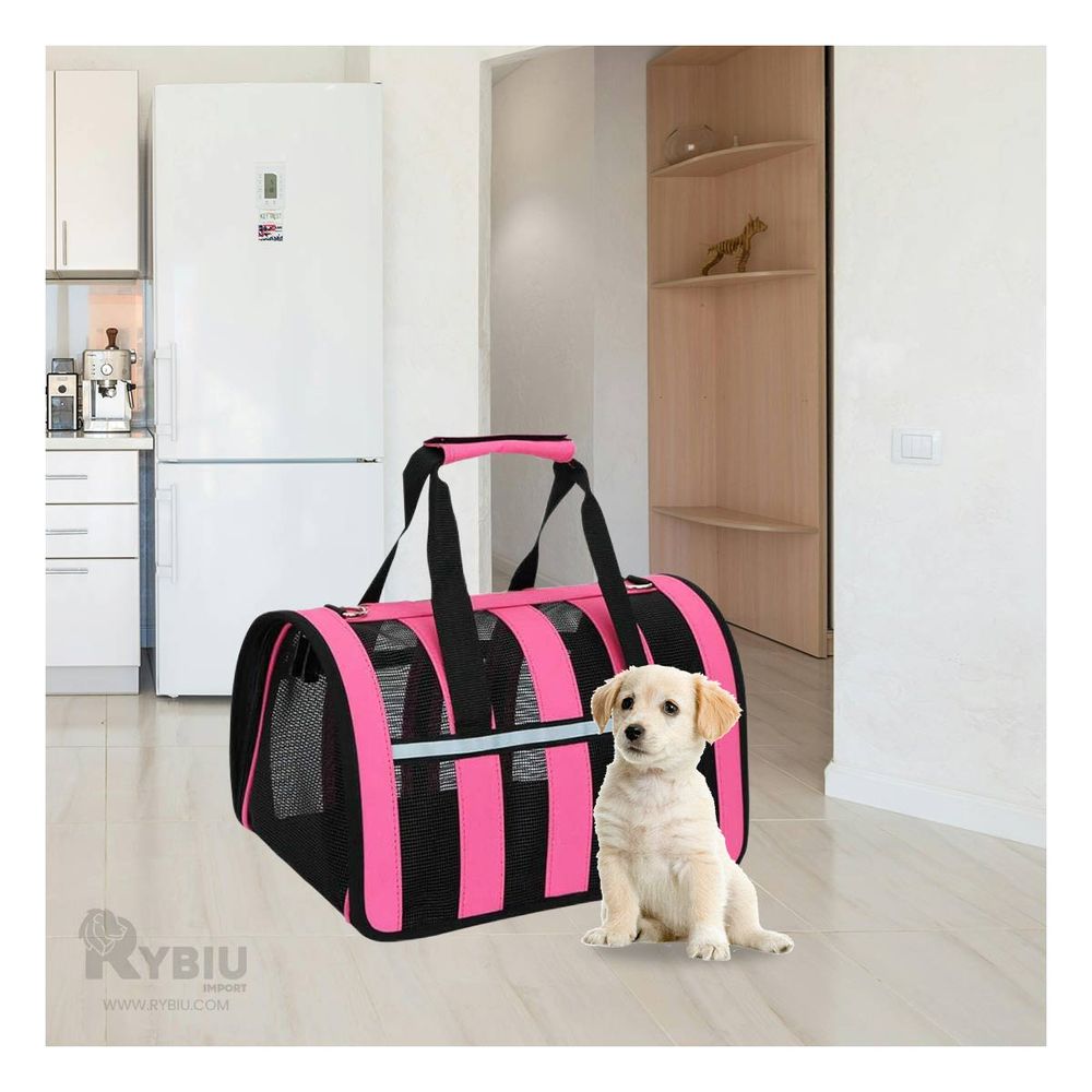 Bolso para Mascotas de Color Fucsia Y+Post-it adhesivos Bolso para Mascotas de Color Fucsia Y+Post-it adhesivos
