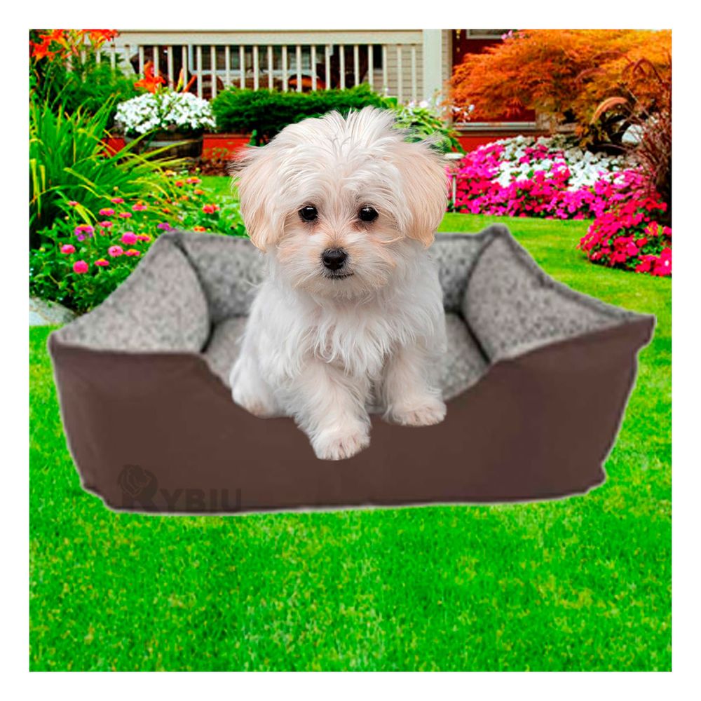 Cama con Relleno de Napa de Color Marron Y+Papel de Regalo Cama con Relleno de Napa de Color Marron Y+Papel de Regalo