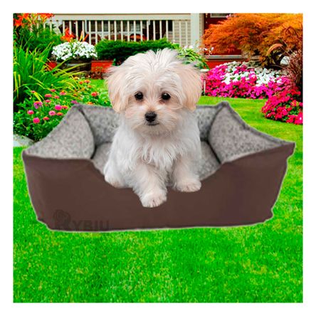 Cama con Relleno de Napa de Color Marron Y+Papel de Regalo Cama con Relleno de Napa de Color Marron Y+Papel de Regalo