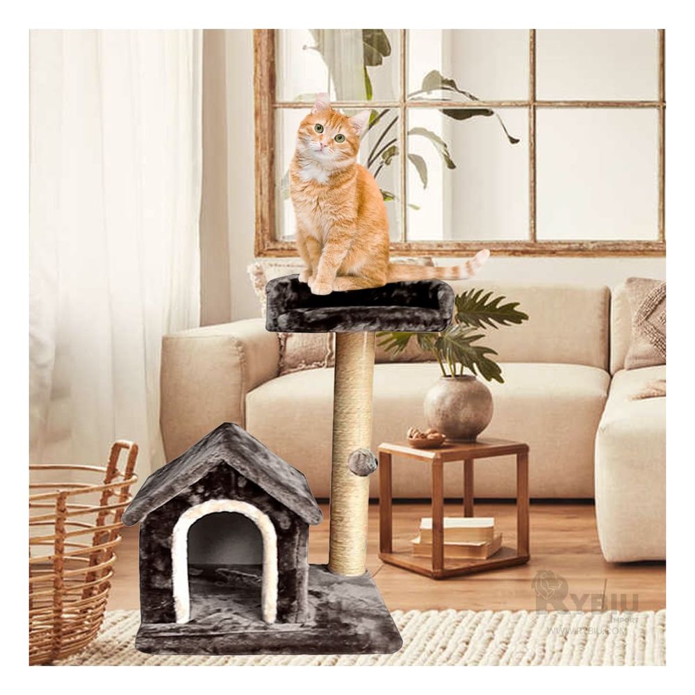 Casa de Ejercicio para Minino Color Gris Y+Regalo Agendita Casa de Ejercicio para Minino Color Gris Y+Regalo Agendita