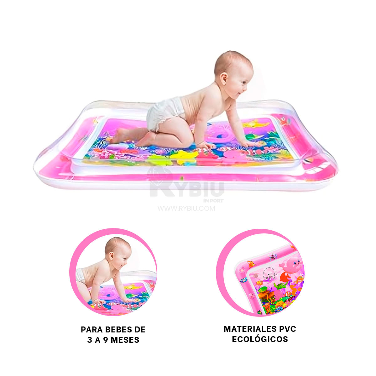 Area Divertida en Color Rosado Y+Regalo Ligas para Peinar