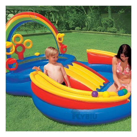 Inflable Compacto en Multicolor Y+Regalo Stickers Inflable Compacto y Conveniente en Multicolor Y+Stickers