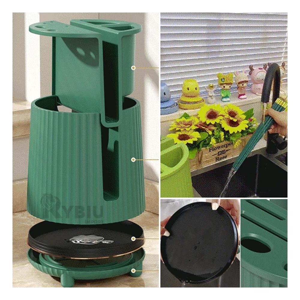 Base Giratoria para Cuchillos Verde Oscuro Y+Regalo Stickers