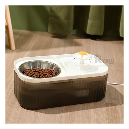 Fuente Compacta para Gatos en Color Blanco Y+Stickers Fuente Compacta para Gatos en Color Blanco Y+Stickers