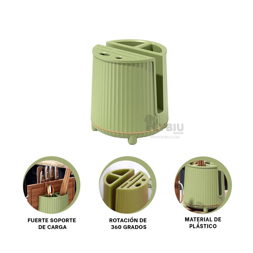 Base para Guardar de Cuchillo Verde Claro Y+Gift MiniAgenda