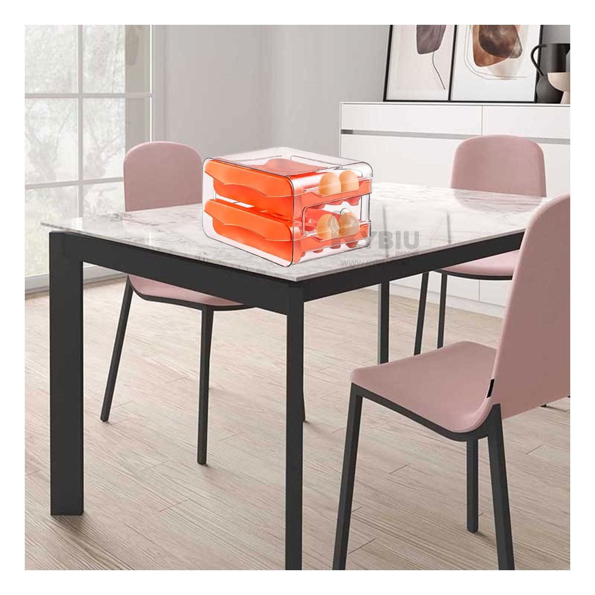 Organizador Dos Niveles en Anaranjado Y+Agendita