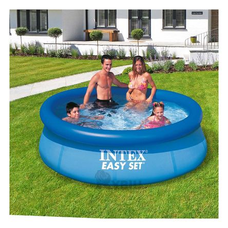 Piscina Mediana de Color Celeste Y+Regalo Stickers Piscina Mediana de Color Celeste Y+Regalo Stickers