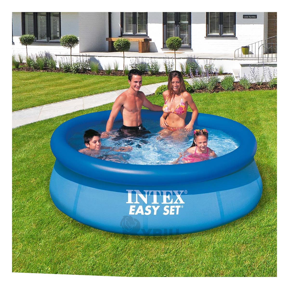 Piscina Mediana de Color Celeste Y+Regalo Stickers