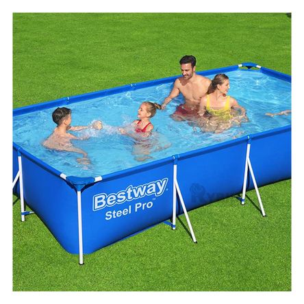 Piscina Mediana Linda en Celeste Y+Regalo Stickers