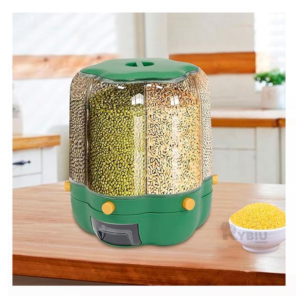 Dosificador Moderno para Cocina de 9kg Verde Y+Gift Stickers
