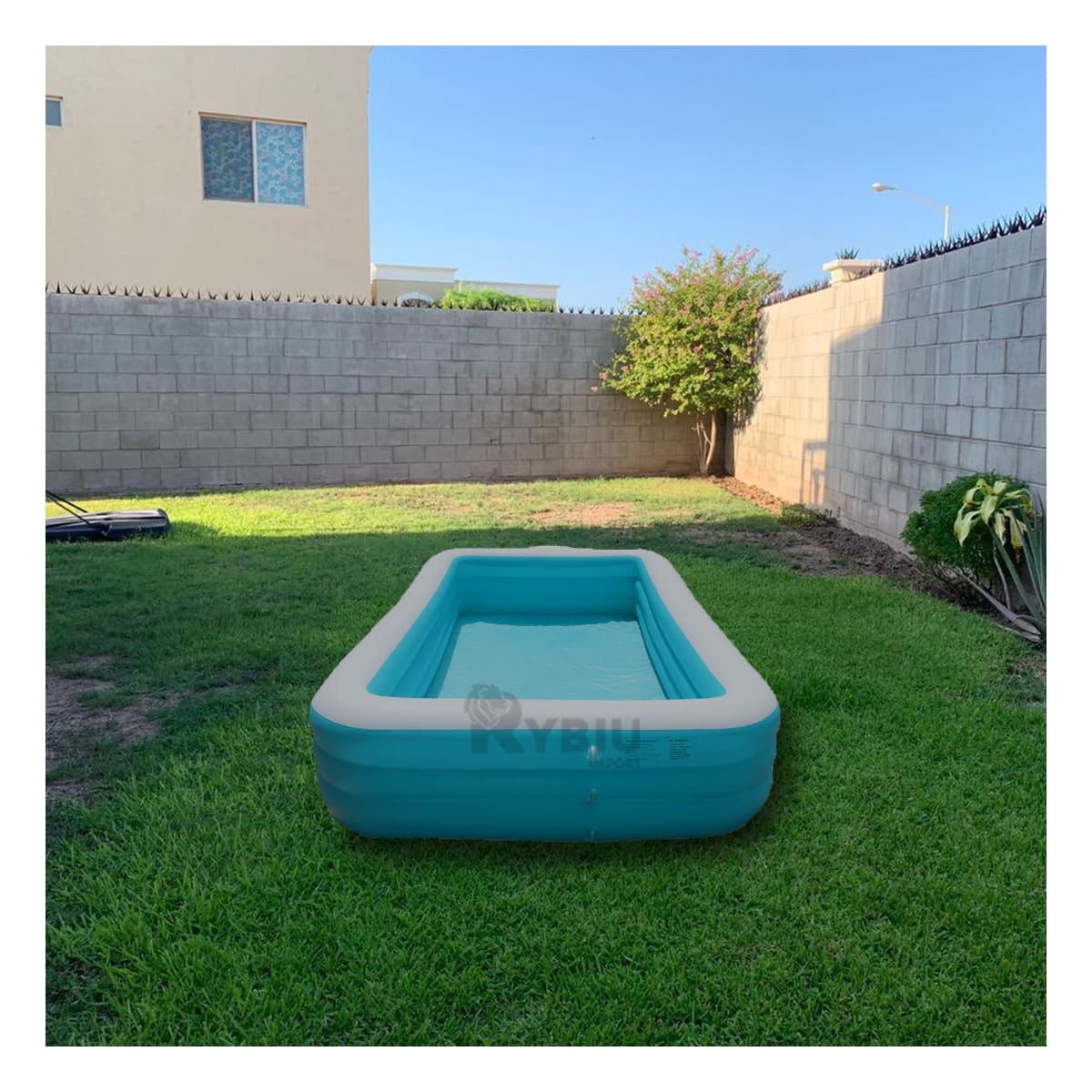 Piscina Mediana Linda en Celeste Y+Regalo Stickers