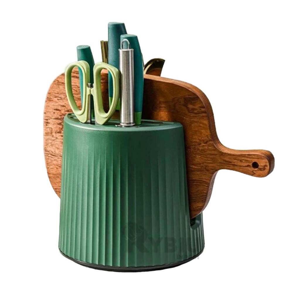 Organizador de Cuchillas Color Verde Oscur Y+Papel de Regalo