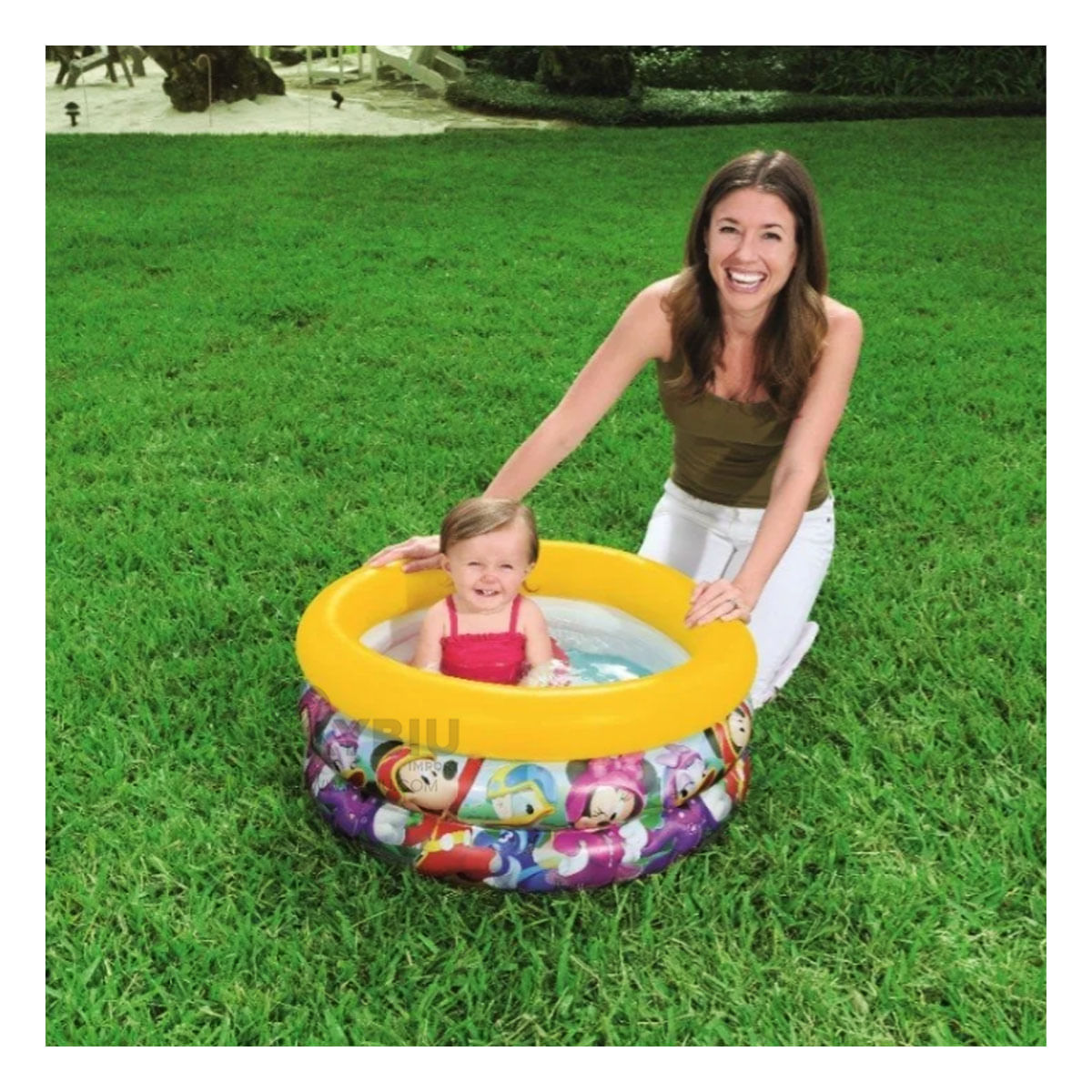 Piscina Diseño Divertido en Multicolor Y+Papel de Regalo