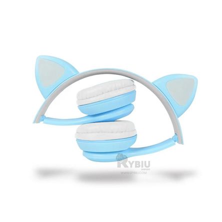 Auriculares Comodos Tipo Gato en Celeste Y+Gift MiniAgenda Auriculares Comodos Tipo Gato en Celeste Y+Gift MiniAgenda