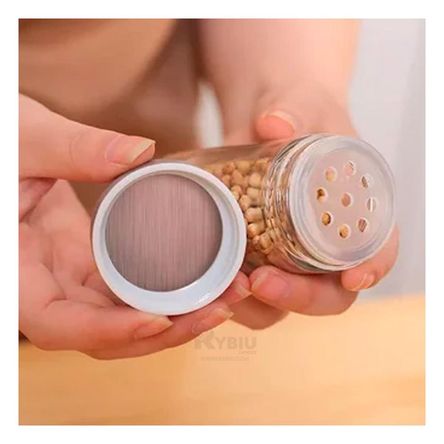 Condimentero Giratorio de 16 en Cuadrado Y+Regalo Stickers