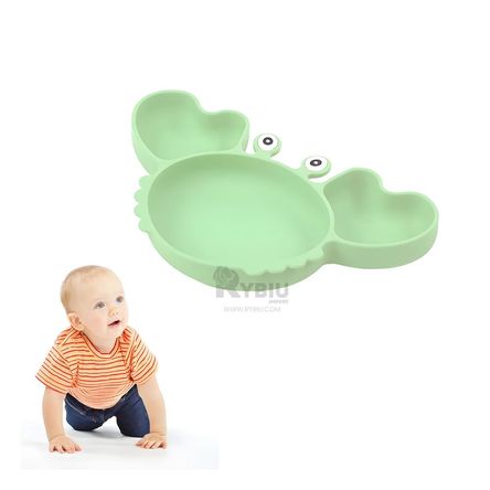 Tazon Infantil de Cangrejo en Verde Y+Envoltorio de Regalo