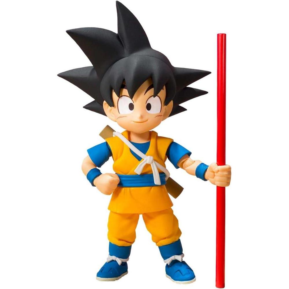 Figura de Son Goku de Bandai con piezas intercambiables. Figura de Son Goku de Bandai con piezas intercambiables.