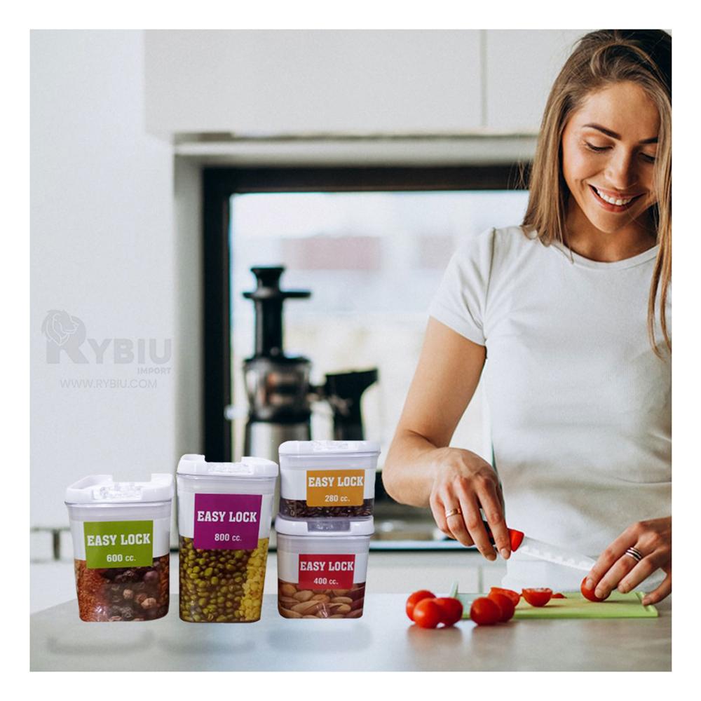 Set con 4 Tetra con Cubierta Tapa Blanca Y+Papel de Regalo