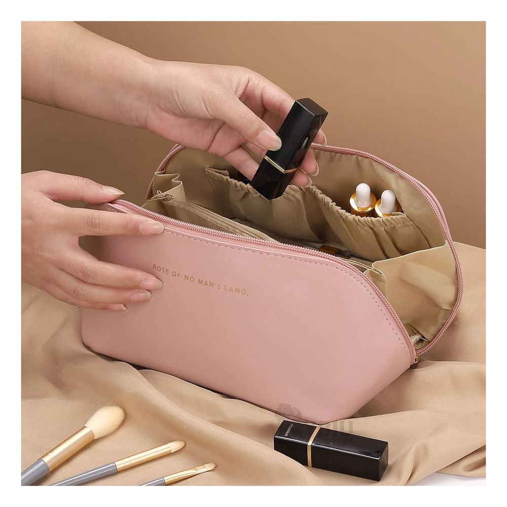 Neceser Transportable para Maquillaje Tono Rosado Y+Agendita Neceser Transportable para Maquillaje Tono Rosado Y+Agendita