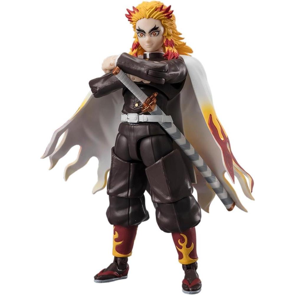 Figura de acción Kyojuro Rengoku de Demon Slayer con articulaciones Figura de acción Kyojuro Rengoku de Demon Slayer con articulaciones