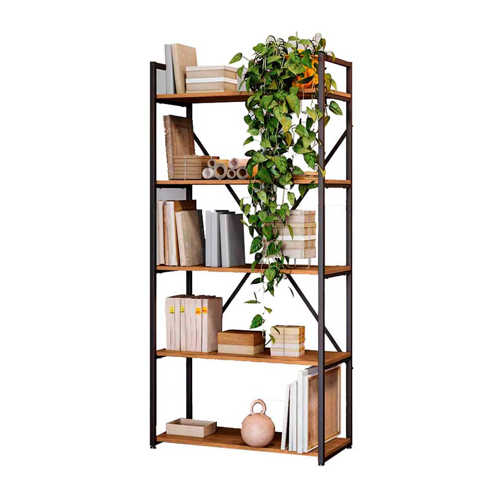 Estante London 150cm Maple Metal Orange