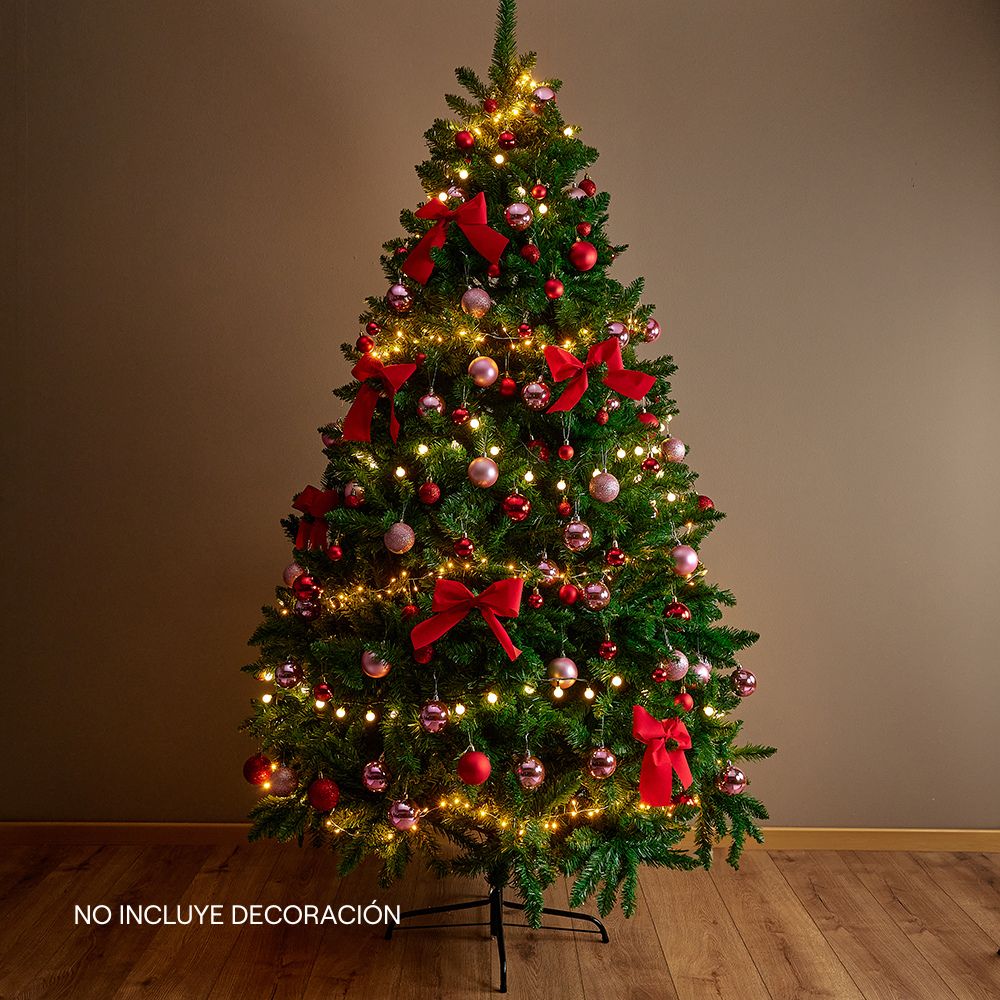 Árbol de Navidad Frondoso 210cm con 1512 Ramas Orange