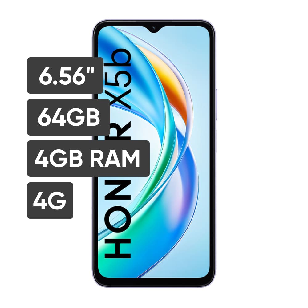 Smartphone HONOR HONOR X5B 6.56"" 4GB 64GB 50 MP + 0.08 MP Negro