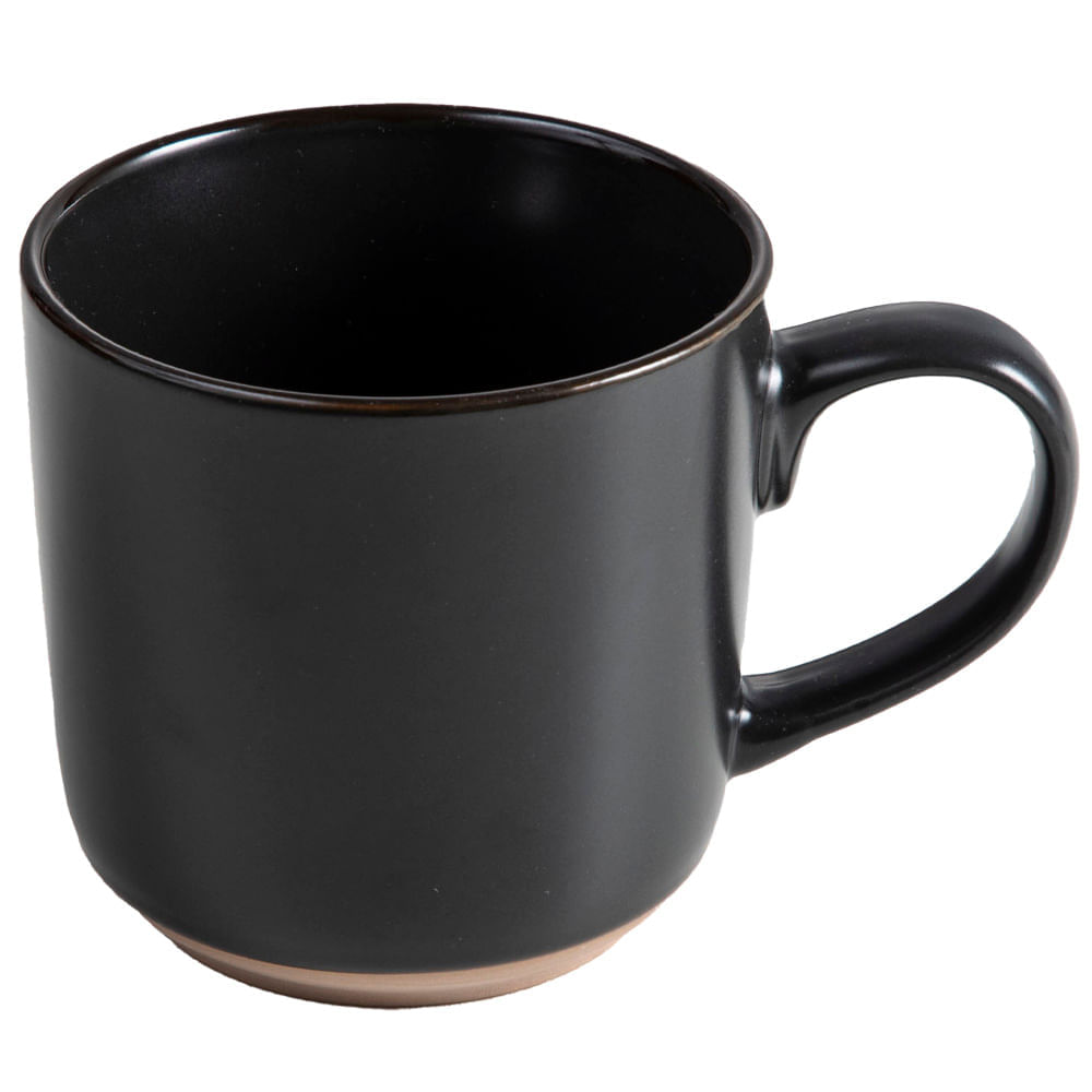 Taza DECO HOME Negra Urbana Industrial