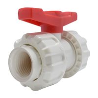 Válvula de Paso ABS Blanco Sanking Doble 3/4' Universal