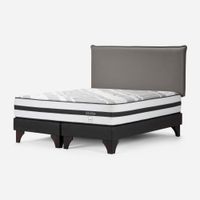 Dormitorio Europeo Driven Queen Maurice Gris