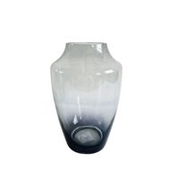 Florero Vidrio Gris 25Cm