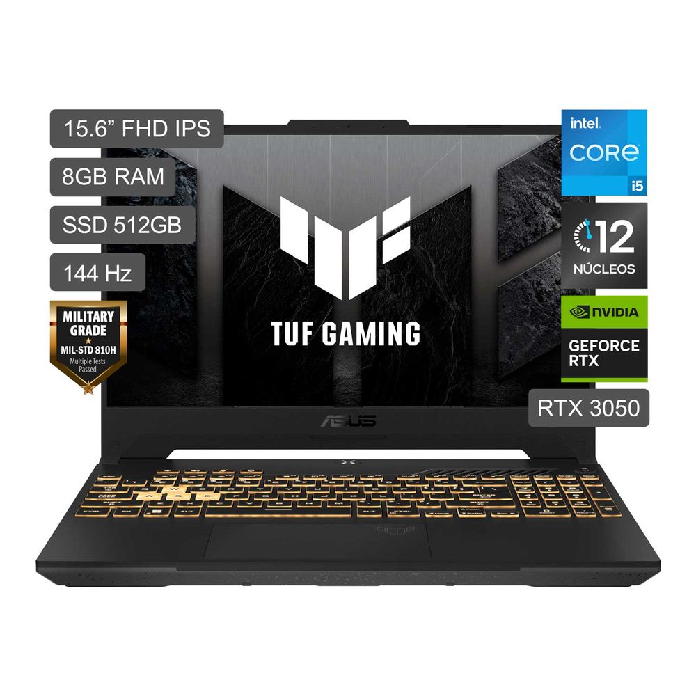 Laptop ASUS TUF Gaming F15 FX507ZC4-HN005W RTX3050 16GB RAM 512GB SSD 15.6 Mecha Gray