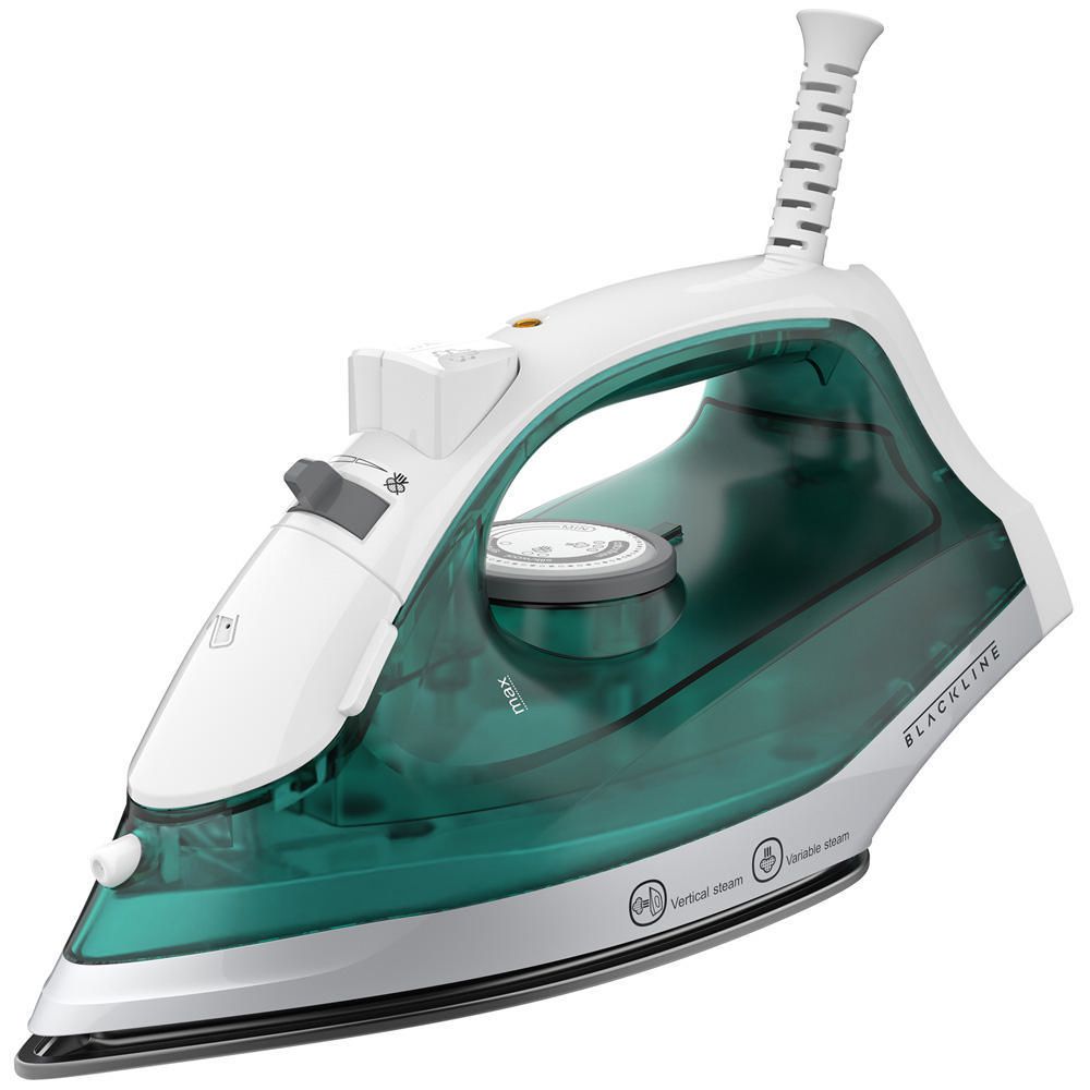 Plancha a Vapor Blackline ES2478 Blanco y Verde 1200W