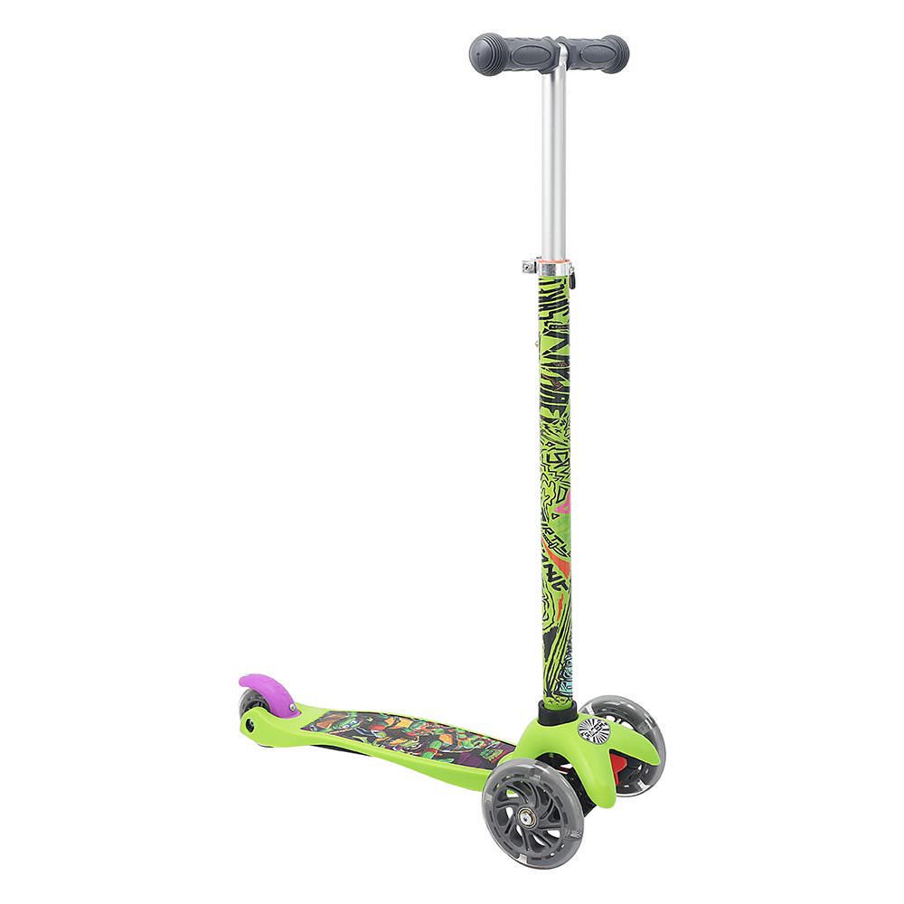 Triscooter Nickelodeon Tortugas Ninja con Luces Verde