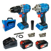 Combo Inalambrico Dongcheng DCKIT28EK Taladro Percutor y Llave de Impacto 20V Brushless