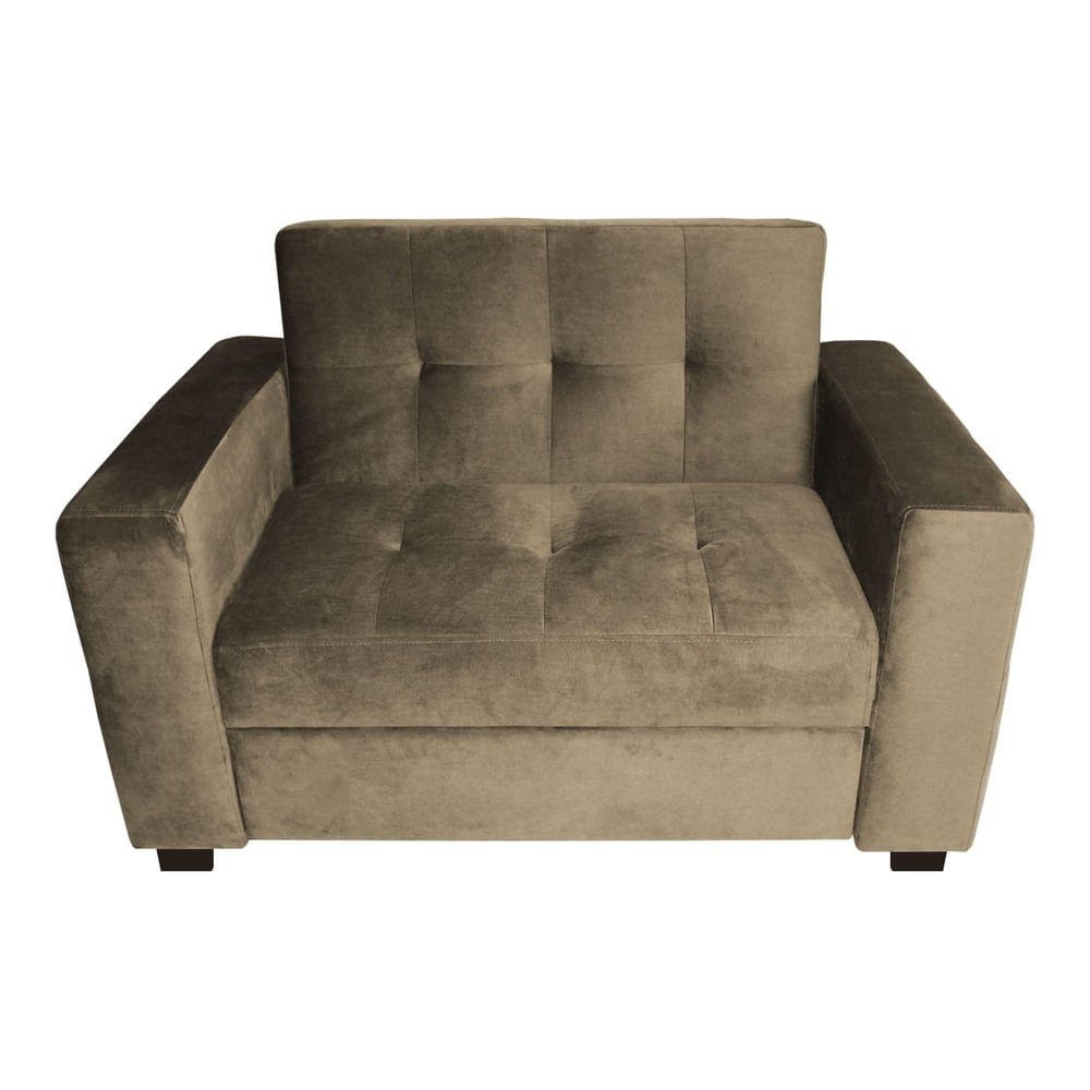 Sofá Cama Baraka Home Madison 1 .5 Plz Beige Claro
