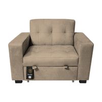 Sofá Cama Baraka Home Madison 1 Plz Beige Claro