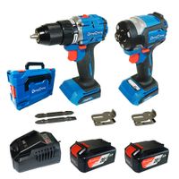 Combo Inalambrico Dongcheng DCKIT26EK Taladro Percutor 60Nm Y Atornillador Impacto  20V  Brushless