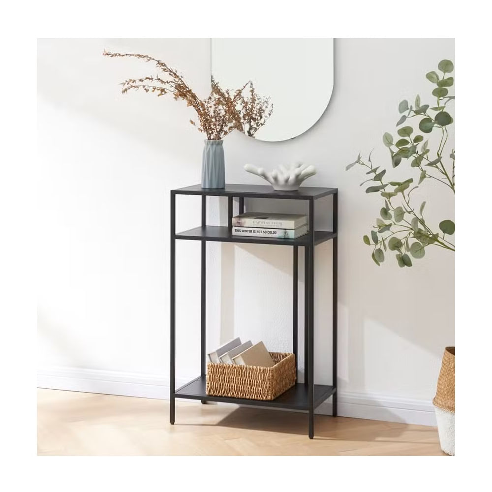 Mesa Consola Recibidor Maju Negro R&R MUEBLES