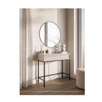 Mesa Consola Recibidor Glady Taupe 1 Cajón R&R MUEBLES
